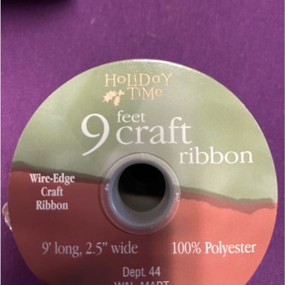 Christmas Themed Ribbon with Candy Canes - Picture 2 of 2